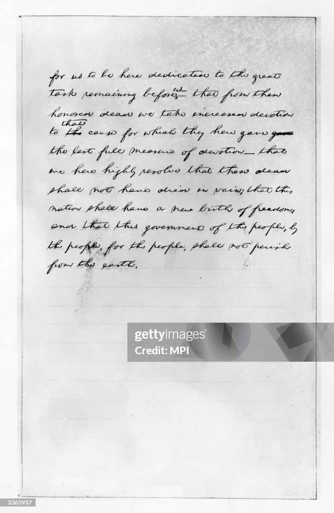 Gettysburg Address