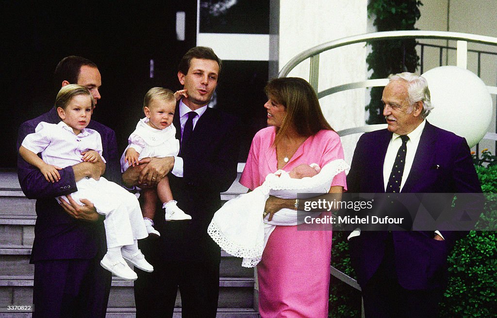 Prince Rainier III of Monaco poses for the birth of Princess... News ...
