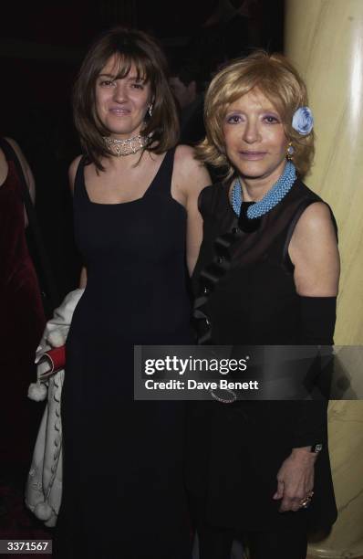 Petronella Wyatt with her mother, Lady Wyatt at the UK Neurofibromatosis Association 20th Anniversary Gala Concert, held at the Theatre Royal on 12th...