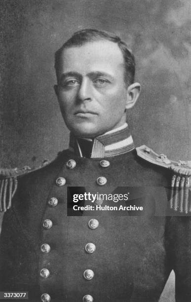 British naval officer and Antarctic explorer Robert Falcon Scott .