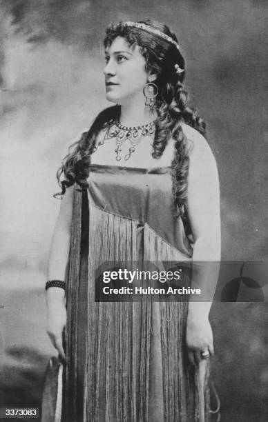 Lillian Nordica as Aida in Verdi's opera of the same name.