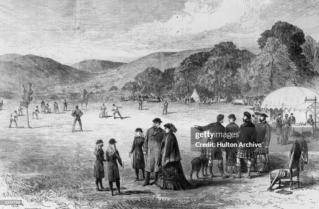 Cricket At Balmoral
