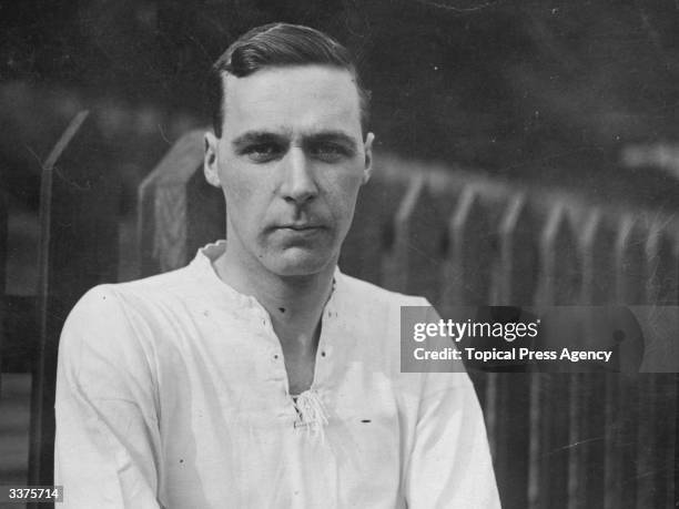 British footballer David Jack of Bolton Wanderers.