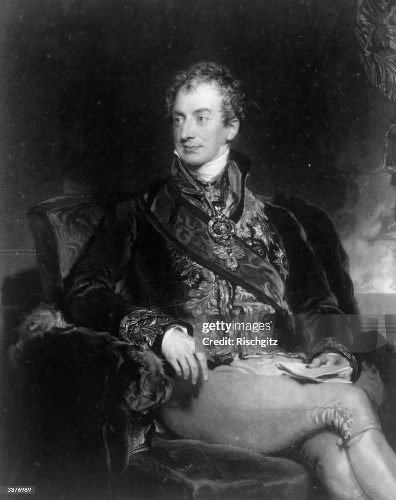 Austrian statesman Prince Clemens Lothar Wenzel Metternich . Original ...