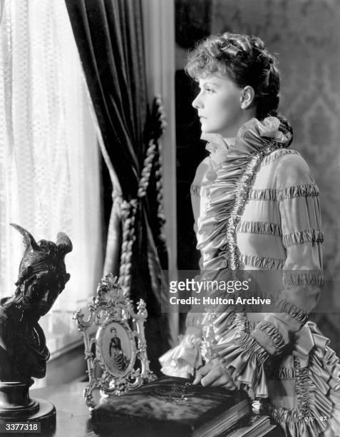 Swedish actress and movie legend Greta Garbo plays the title role in the film 'Anna Karenina', adapted from Leo Tolstoy's tragic novel and directed...