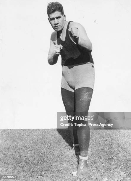 Jorge Cook Australian heavyweight boxer George Cook. News Photo - Getty Images