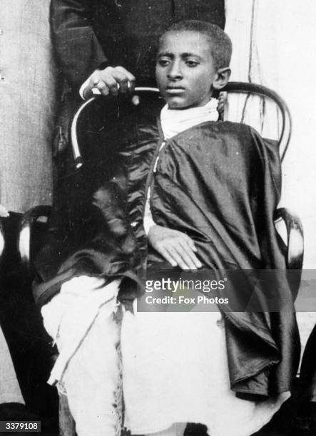 Haile Selassie , emperor of Ethiopia from 1930, when Prince Ras Tafari.
