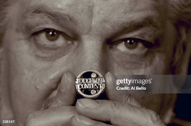 Promoter Art Dore looks on during the Toughman Contest in Kalamazoo, Michigan. Mandatory Credit: Al Bello /Allsport