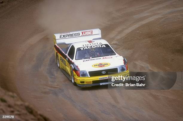 Rod Millen in action during the Pikes Peak International Hill Climb at Pikes Peak Highway in Colorado Springs, Colorado. Mandatory Credit: Brian Bahr...