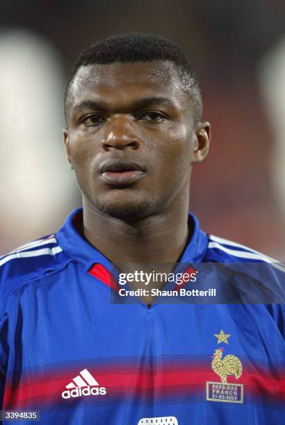 Portrait of Marcel Desailly of France taken before the International Friendly match between Holland and France held on March 31, 2004 at the...