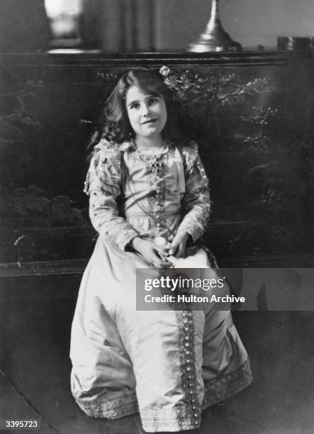 Lady Elizabeth Bowes-Lyon , future Queen Elizabeth, consort of King George VI, at Glamis Castle, Angus, her childhood home. Elizabeth Bowes-Lyon was...