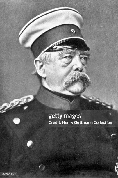 Prince Otto Edward Leopold Von Bismarck , the Prussian statesman who established the unified German Empire and became its first Chancellor in 1871.