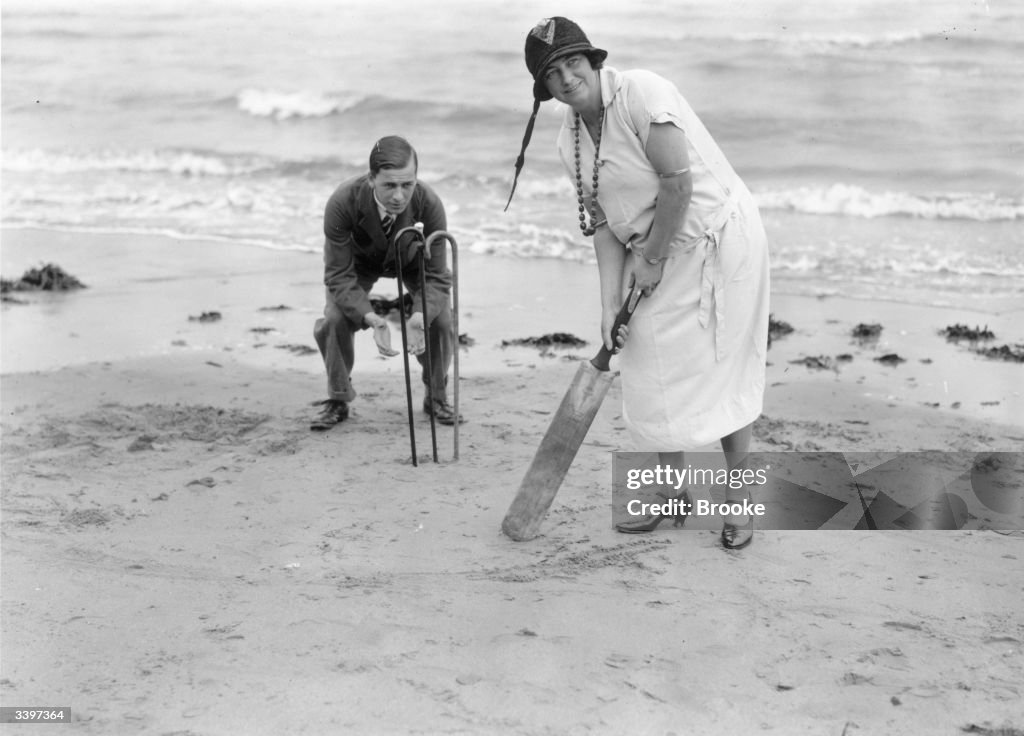 Cricket On Beach