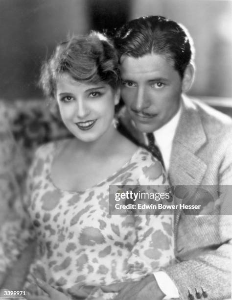 Lili Damita and Ronald Colman star in the film 'The Rescue', based on a Joseph Conrad novel and directed by Herbert Brenon.