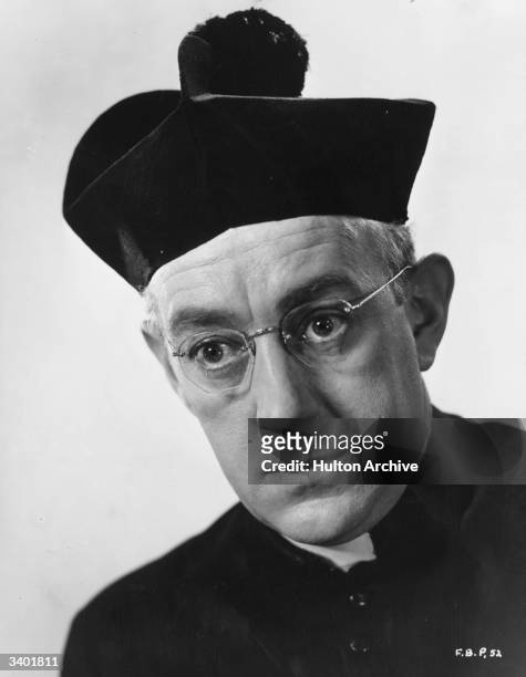 British actor Alec Guinness plays G K Chesterton's famous crime-solving priest in the eccentric comedy 'Father Brown'. Titled 'The Detective' in the...