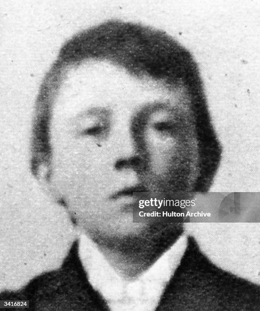 Austrian-born German dictator Adolf Hitler , as a ten year old boy.