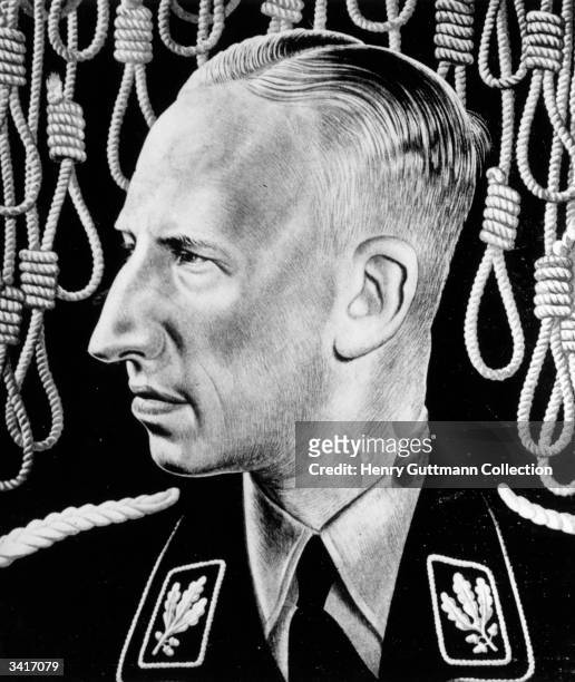 German Gestapo leader Reinhard Heydrich , known as 'The Hangman', he was assassinated by Czech partisans and as a reprisal the village of Lidice was...