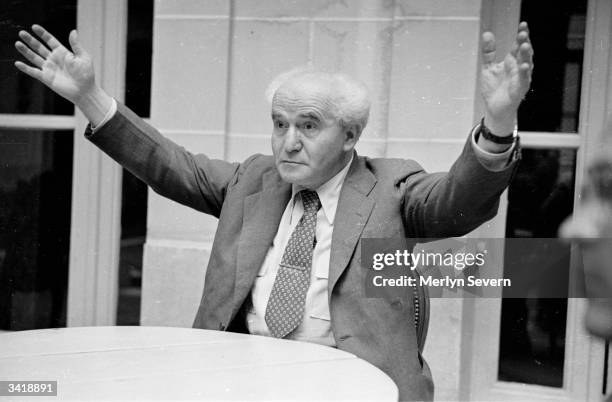 David Ben-Gurion Israeli politician and Trade Unionist. Original Publication: Picture Post - 4273 - What The Zionists Will Ask For - pub. 1946