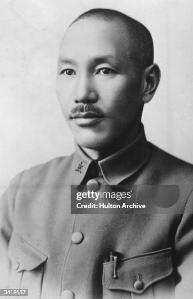 Chiang Kai-shek , right-wing Chinese general and Statesman. President of Formosa, now known as Taiwan.