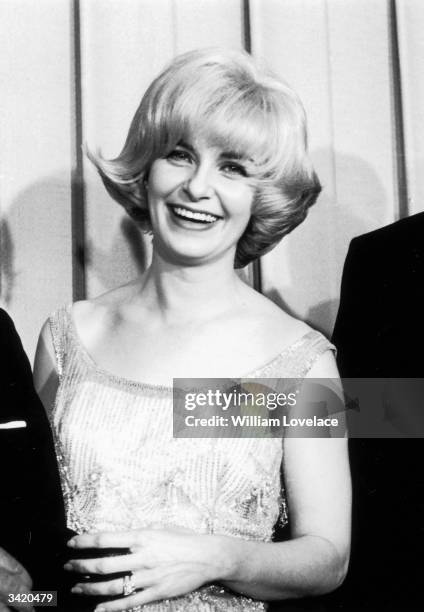 American film actress Joanne Woodward at the Oscars award ceremony in Hollywood.