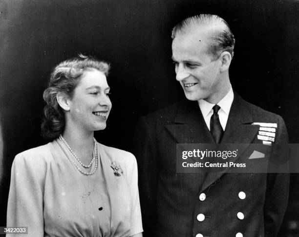 Princess Elizabeth and the Duke of Edinburgh.