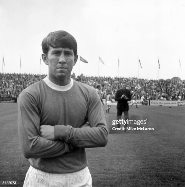 Everton wing half Howard Kendall, who later became manager of Everton.