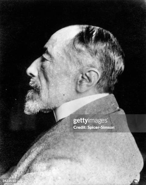 Polish-born British mariner and novelist Joseph Conrad , author of such acclaimed novels as 'Heart Of Darkness' and 'Lord Jim'.