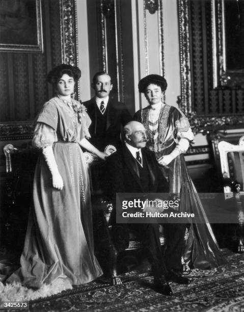 Arthur William Patrick Albert Duke of Connaught 3rd Son of Queen Victoria with Prince Arthur and Princess Patricia.