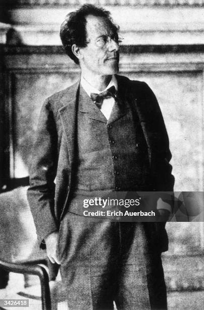 Czech born Austrian composer Gustav Mahler .