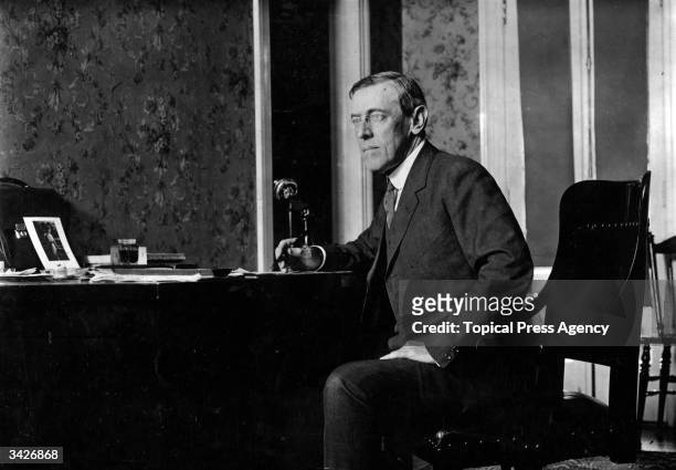 Woodrow Wilson the 28th President of the United States of America.