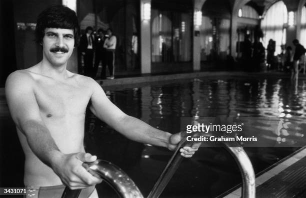 Mark Spitz who won seven gold medals for swimming in the 1972 Munich Olympic Games.