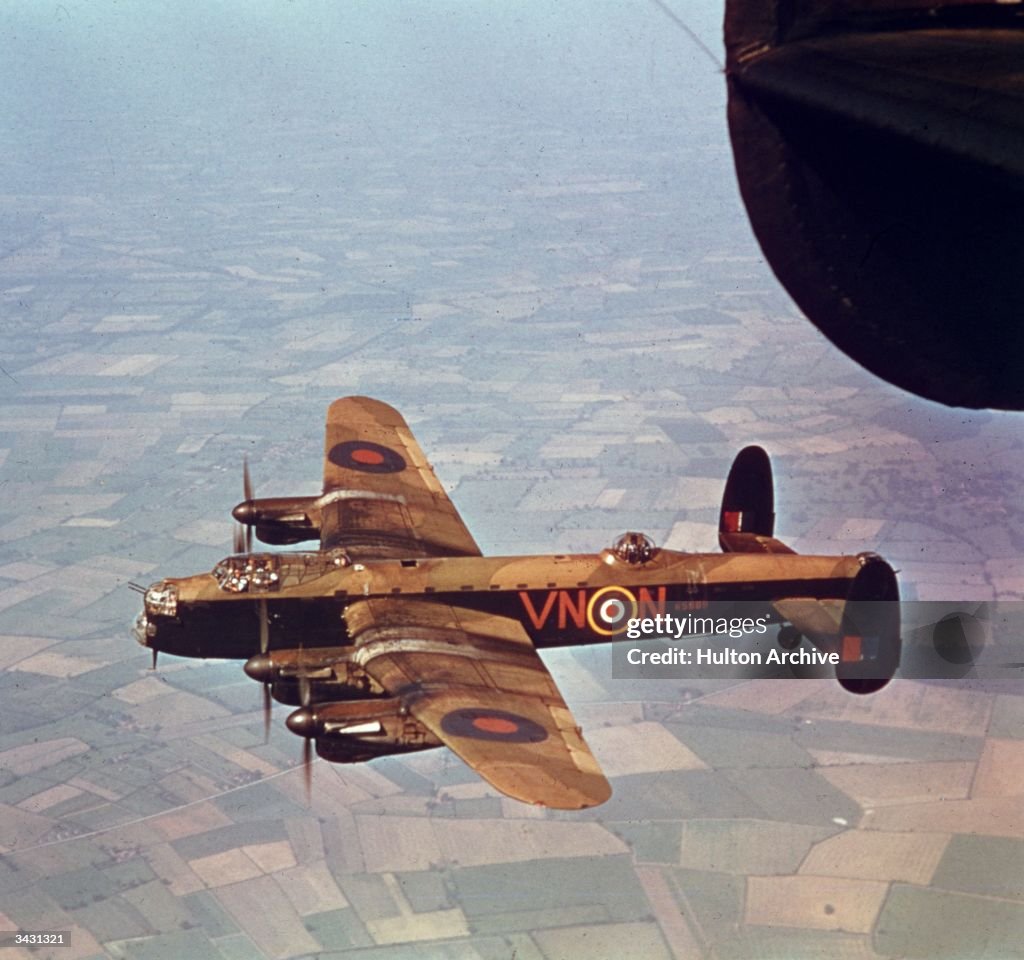Bomber In Flight