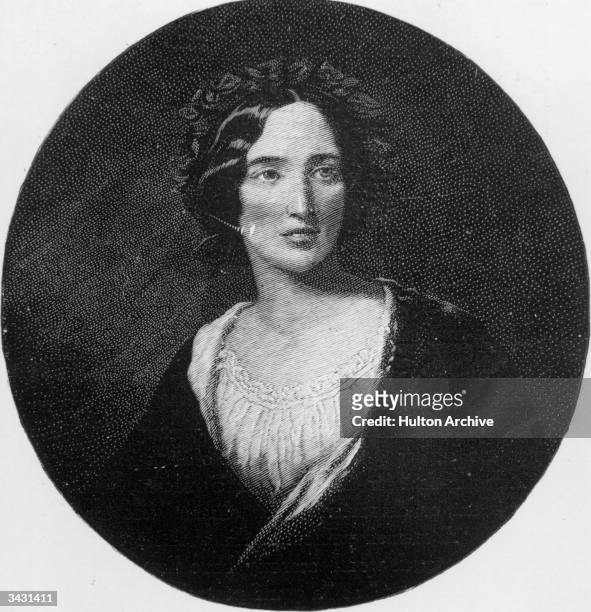 Catherine Glynne Gladstone, the wife of British prime minister William Gladstone to whom she bore eight children. An engraving from Morley's 'Life of...