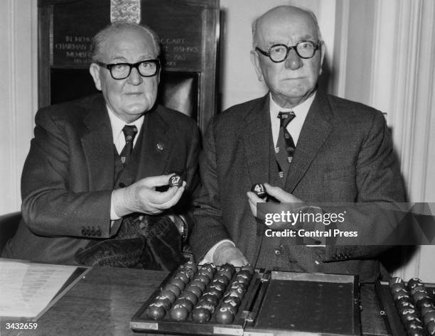 Howard Thompson , the chairman of the Football Association during a draw for the FA Cup.