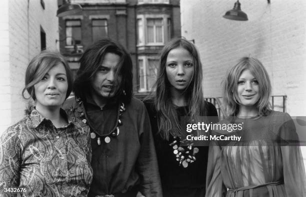 British photographer David Bailey poses for a photocall to advertise the publication of his book 'Goodbye Baby & Amen', a visual chronicle of the...