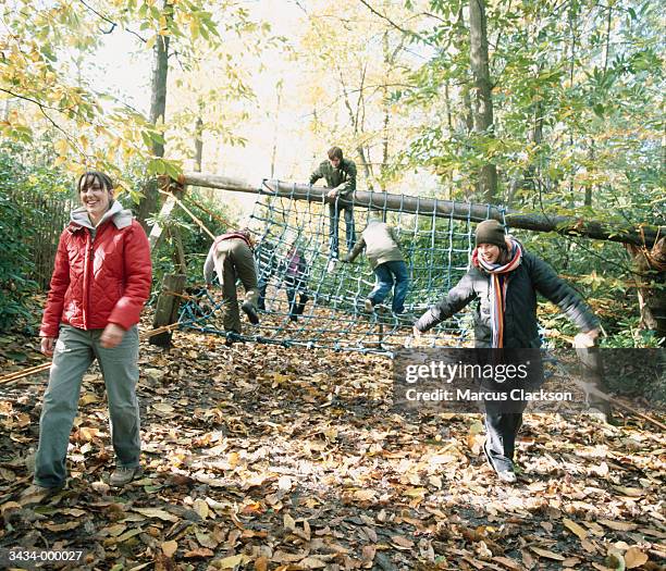 group by climbing net - netting stock pictures, royalty-free photos & images