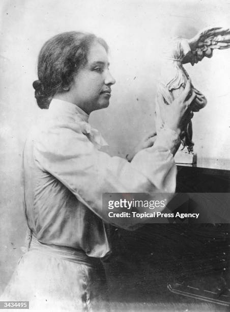 Helen Adams Keller . Deaf and blind from the age of 19 months she later learned to speak and became an writer and lecturer.