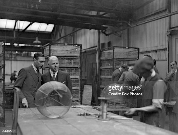 The Duke of York visits Harvey's works at Woolwich.
