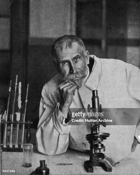 French bacteriologist Dr Pierre Paul Emile Roux , assistant and successor to Louis Pasteur and co-discoverer of an antitoxic treatment of diphtheria...