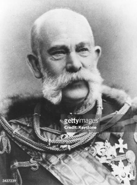 Franz Josef I , Emperor of Austria and King of Hungary, a member of the Habsburg dynasty.
