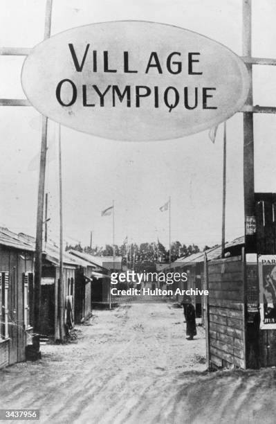 The first ever Olympic Village, built for the 1924 games in Paris.