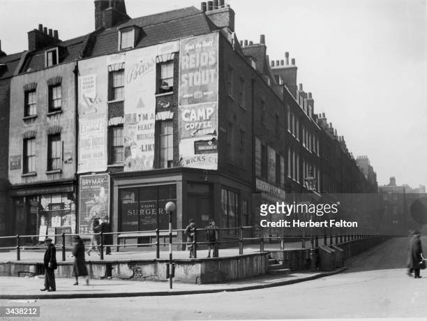 The corner of Cross Street and Essex Road in Islington, north London.
