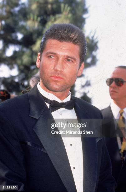 American country singer Billy Ray Cyrus attends the Academy of Country Music Awards.