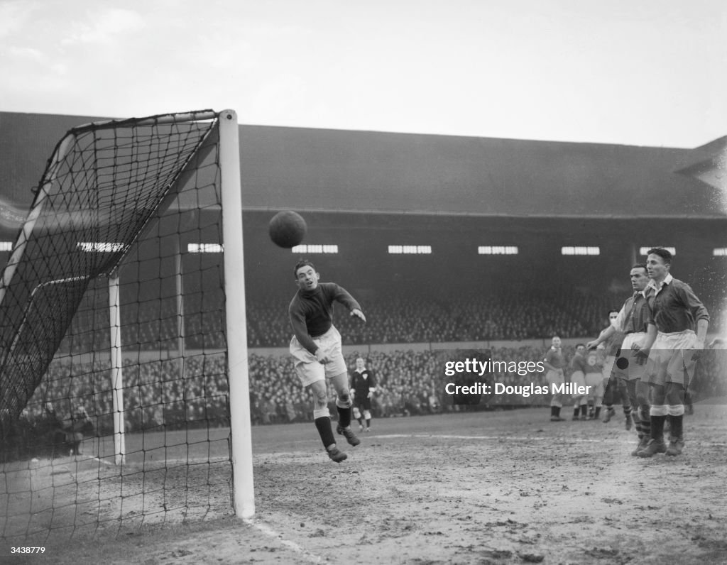 Medhurst Chelsea goalkeeper Medhurst makes a brilliant save from a free kick ...