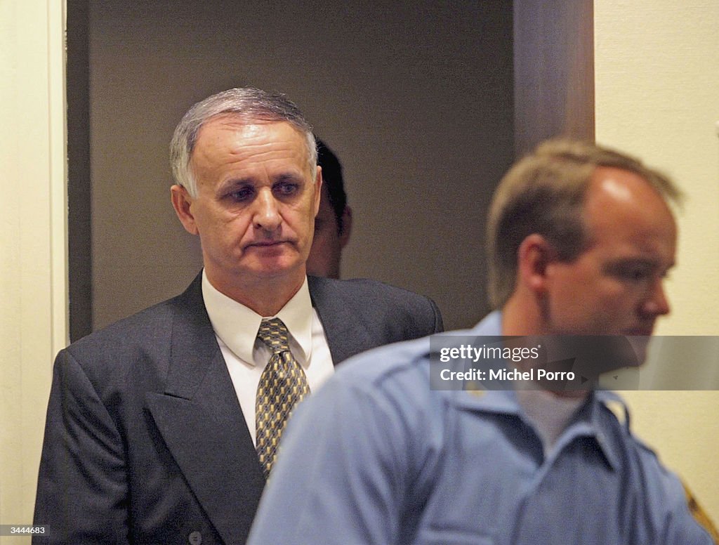Radislav Krstic Appears At The War Crimes Tribunal