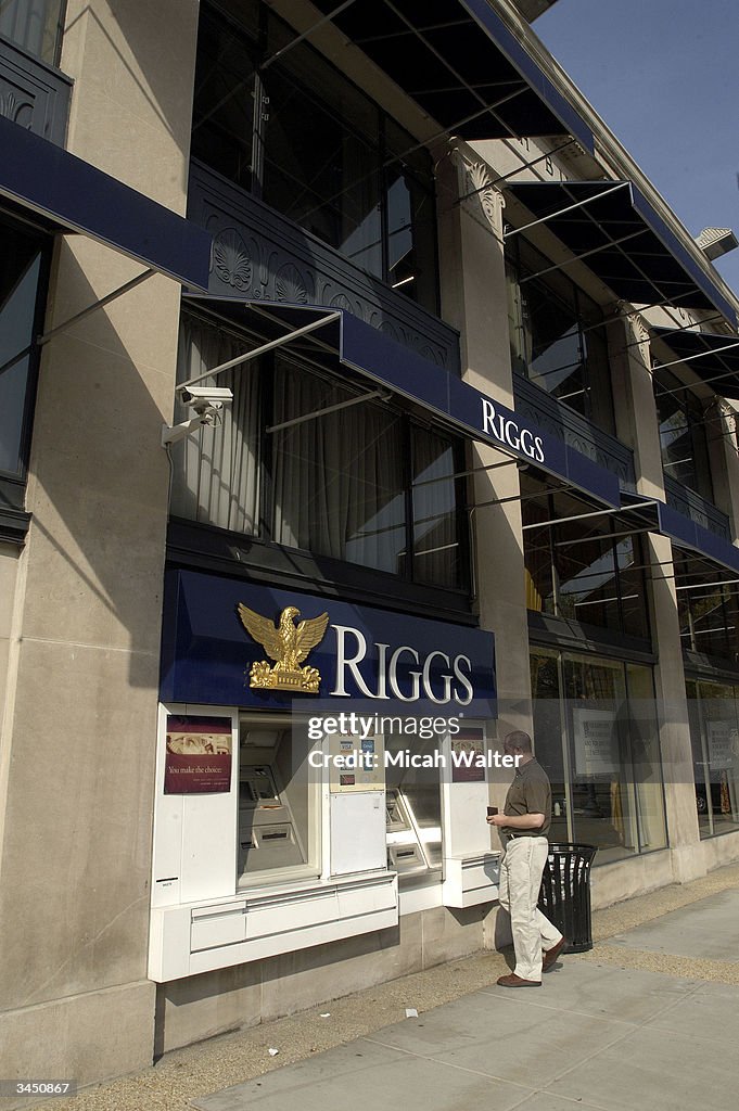 Jersey Riggs The Dupont Circle Branch of Riggs National Bank is shown April 20 ...