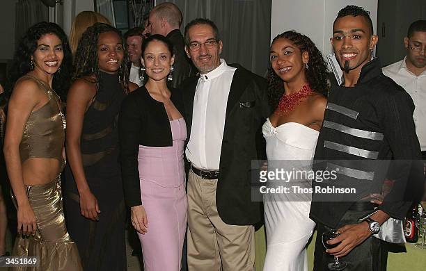 Founder of Dance Brazil Jelon Vieira and Actress Sonia Braga and Dancers attend Dance Brazil's Third Annual "Noite Na Bahia" Gala Celebration After...
