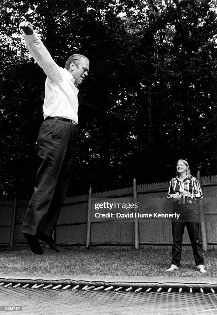 Ford On A Trampoline