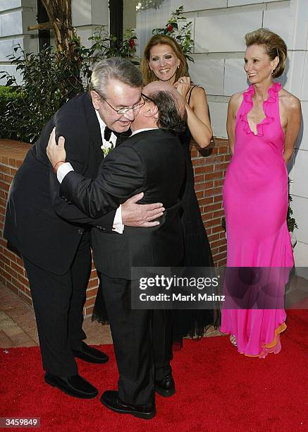 Director Milos Forman and his wife Martina Zborilova with Executive Director of the San Francisco Film Festival Roxanne Messina-Cabtor and actor...