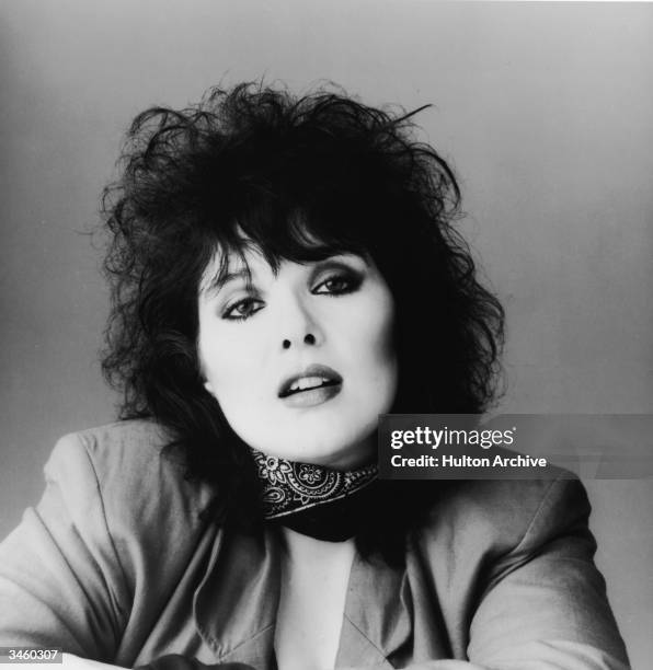 Portrait of American musician Ann Wilson of the rock group Heart, 1980s.